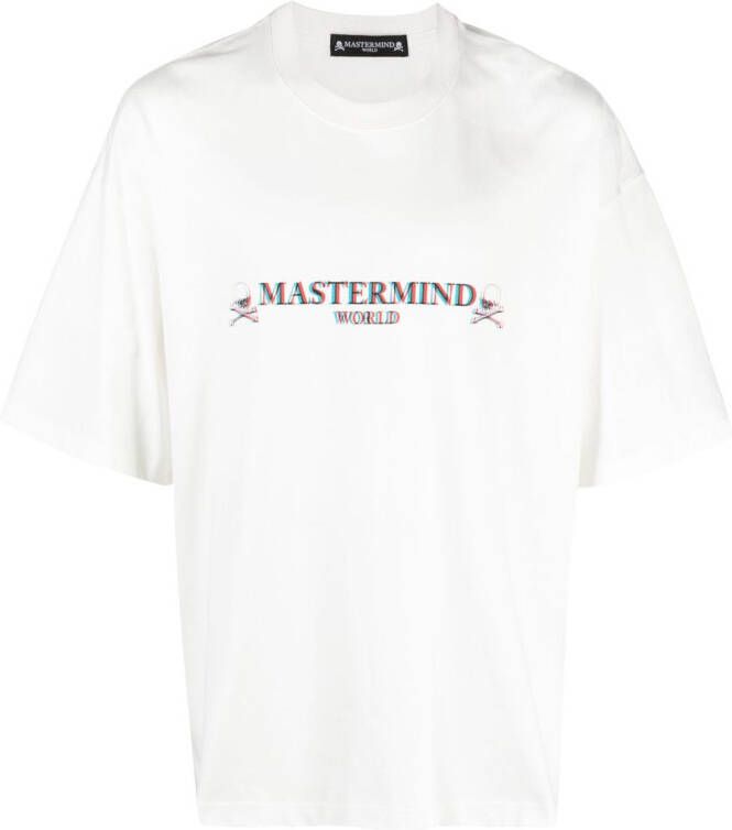 Mastermind World T-shirt met logoprint Wit