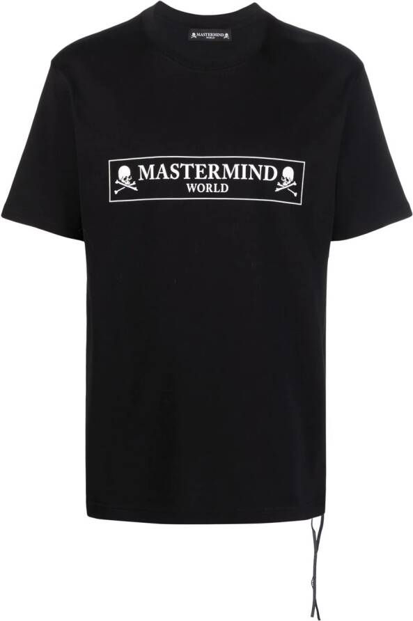 Mastermind World T-shirt met logoprint Zwart
