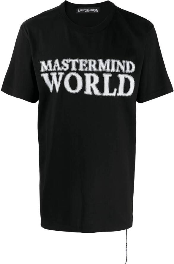 Mastermind World T-shirt met logoprint Zwart
