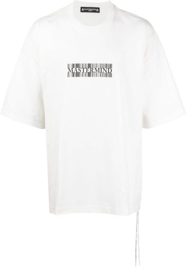 Mastermind World T-shirt met print Wit