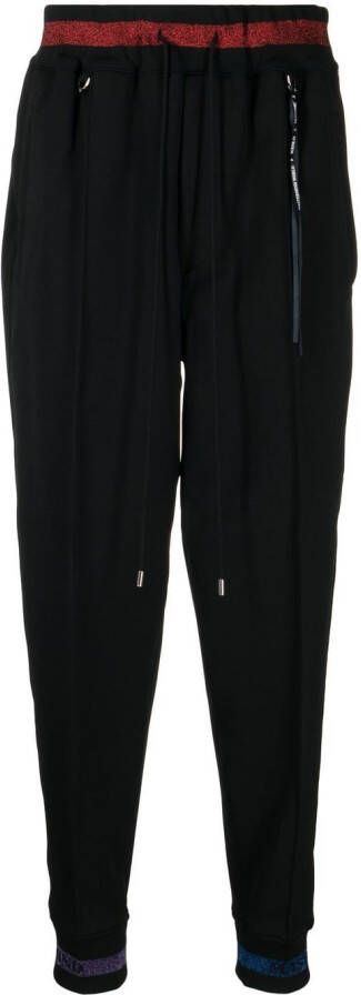 Mastermind World Trainingsbroek met streepdetail Zwart