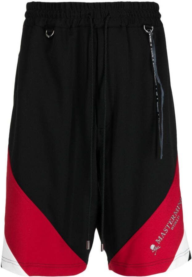 Mastermind World Trainingsshorts met colourblocking Zwart