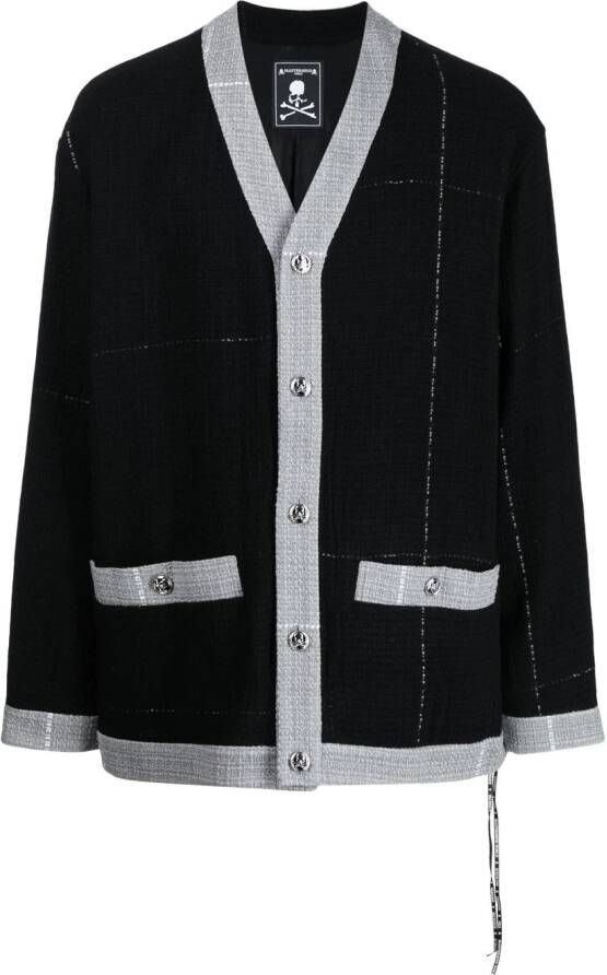 Mastermind World Vest met geborduurd logo Zwart