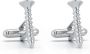 Mateo Manchetknopen Zilver - Thumbnail 1