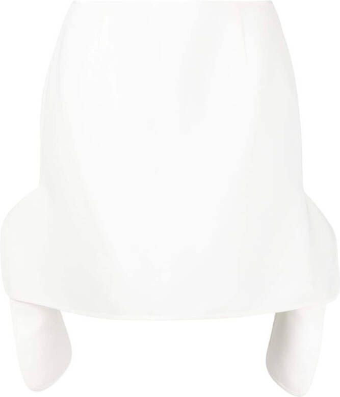 Maticevski Asymmetrische rok Wit