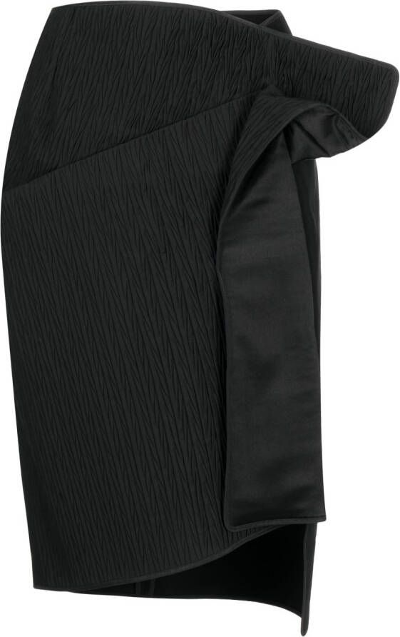 Maticevski Asymmetrische rok Zwart