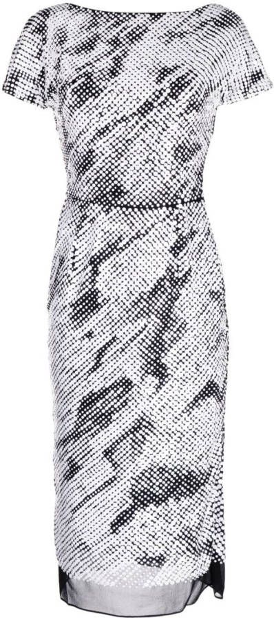 Maticevski Jurk verfraaid met pailletten Wit