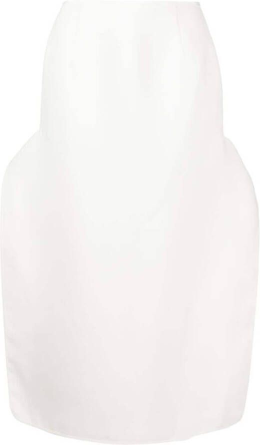 Maticevski Uitgesneden rok Wit