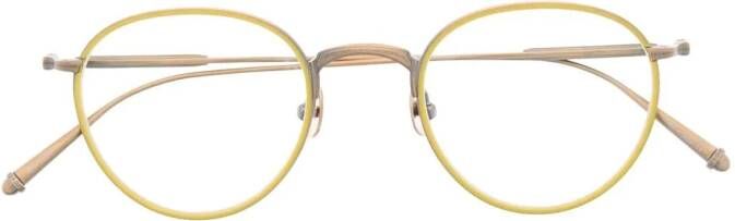 Matsuda Bril met rond montuur Goud