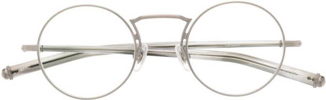 Matsuda Bril met rond montuur Zilver
