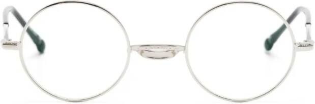 Matsuda Bril met rond montuur Zilver