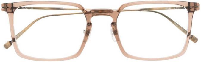 Matsuda Bril met vierkant montuur Beige