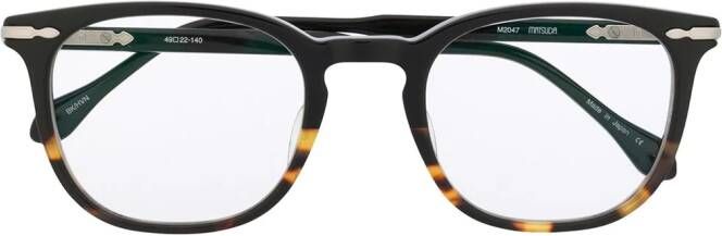 Matsuda M2047 bril met vierkant montuur Zwart