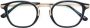 Matsuda round brushed metal glasses Zwart - Thumbnail 1