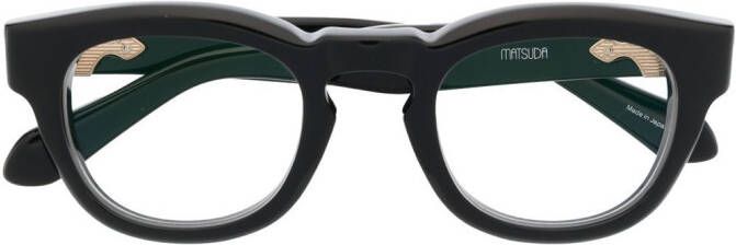 Matsuda Bril met rond montuur Zwart