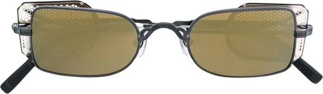 Matsuda vierkant gevormde zonnebril Zwart