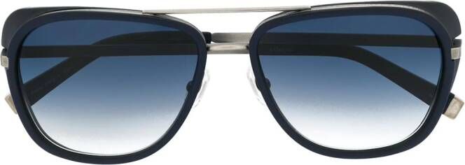 Matsuda Zonnebril met oversized montuur Blauw