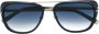 Matsuda Zonnebril met oversized montuur Blauw - Thumbnail 1