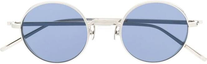 Matsuda Zonnebril met rond montuur Metallic