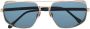 Matsuda Zonnebril met vierkant montuur Blauw - Thumbnail 1