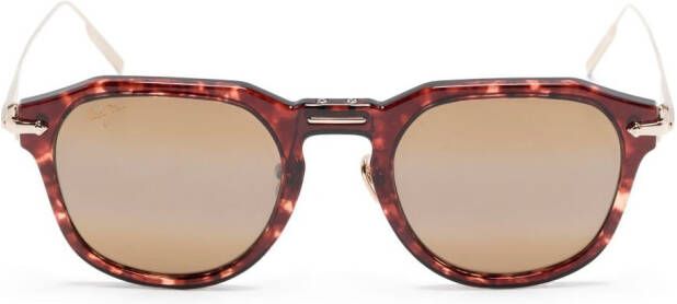 Maui Jim Alika zonnebril met schildpadschild design Bruin