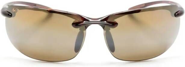 Maui Jim Banyans zonnebril zonder montuur Bruin