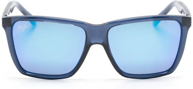 Maui Jim Crusem zonnebril met vierkant montuur Blauw