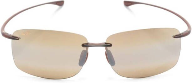 Maui Jim Hema zonnebril met randloos montuur Bruin
