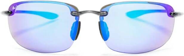 Maui Jim Hookipa zonnebril met rechthoekig montuur Grijs