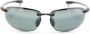 Maui Jim Hookipa zonnebril met rechthoekig montuur Zwart - Thumbnail 1