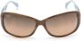 Maui Jim Nalani zonnebril met rechthoekig montuur Bruin - Thumbnail 1