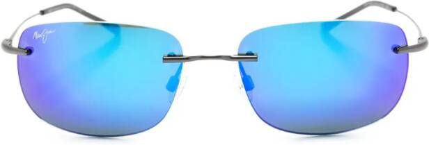 Maui Jim Ohai zonnebril met vierkant montuur Zwart