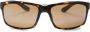 Maui Jim Pokowai zonnebril met rechthoekig montuur Bruin - Thumbnail 1