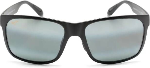 Maui Jim Zonnebril met vierkant montuur Zwart