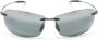 Maui Jim Zonnebril met rechthoekig montuur Zwart - Thumbnail 1