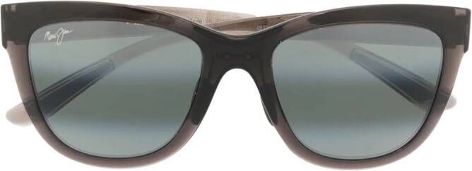 Maui Jim Zonnebril met vierkant montuur Grijs