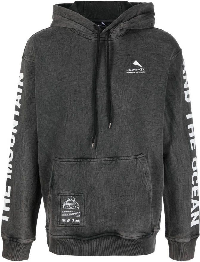 Mauna Kea Hoodie met gebleekt-effect Grijs