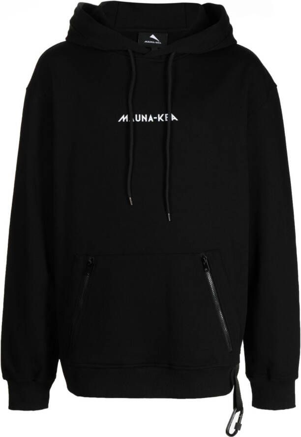 Mauna Kea Hoodie met logoprint Zwart