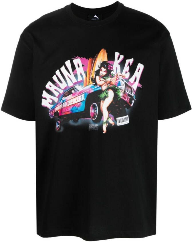 Mauna Kea Jersey T-shirt Zwart