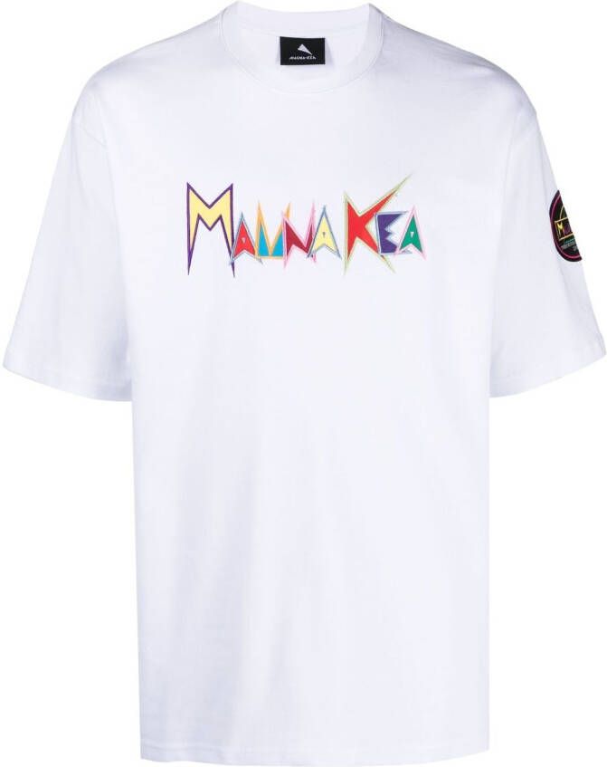 Mauna Kea T-shirt met logoprint Wit