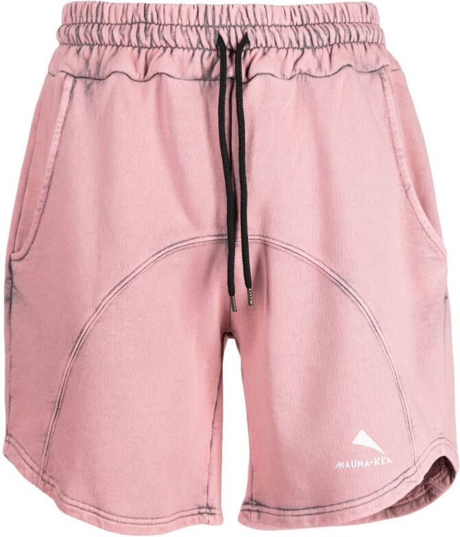 Mauna Kea Hoodie met logoprint Roze