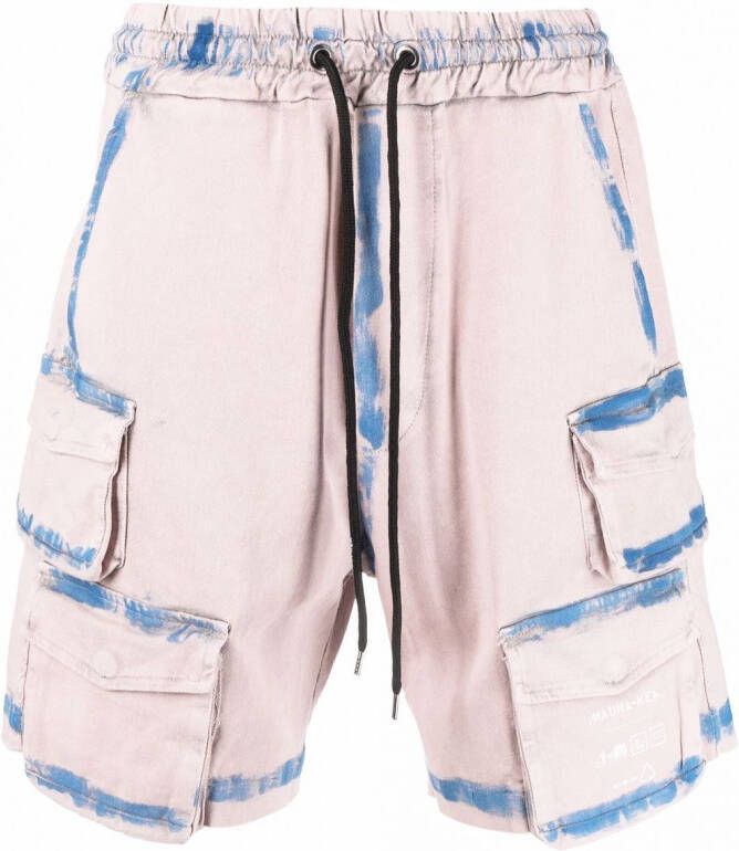 Mauna Kea Shorts met tie-dye print Roze