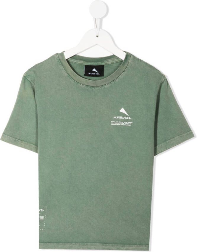 Mauna Kea T-shirt met logoprint Groen