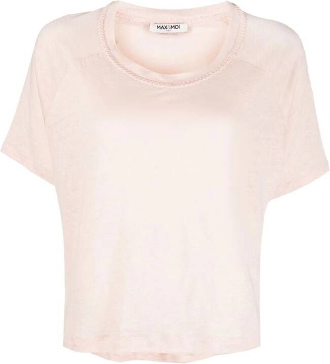 Max & Moi Fijngebreid T-shirt Roze