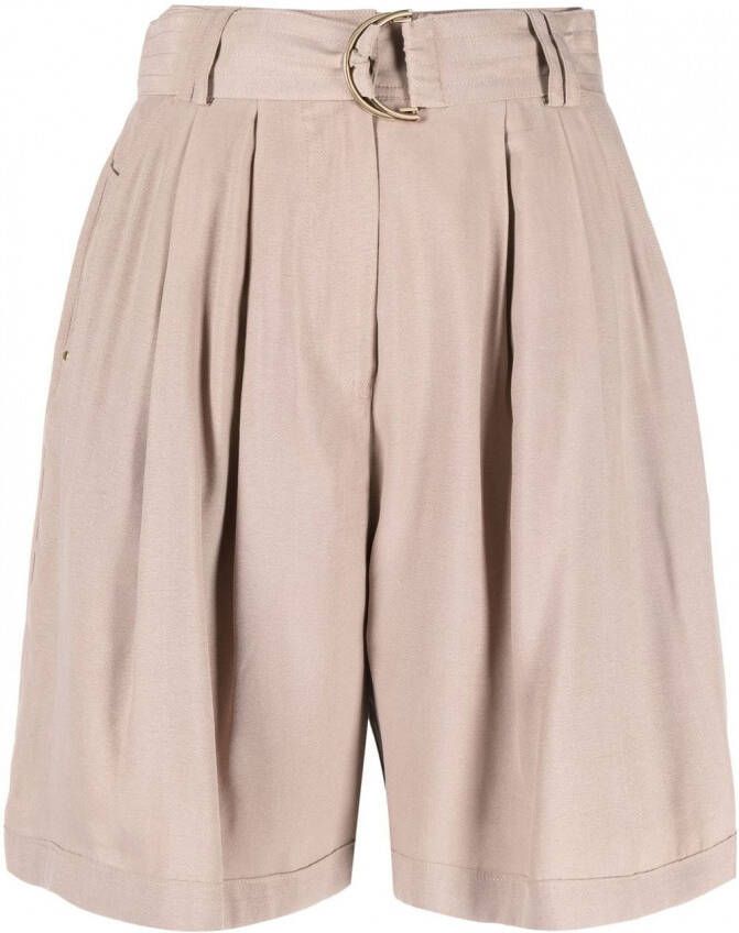 Max & Moi High waist shorts Beige
