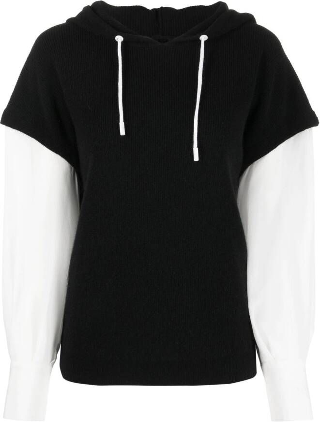 Max & Moi Hoodie met trekkoord Zwart