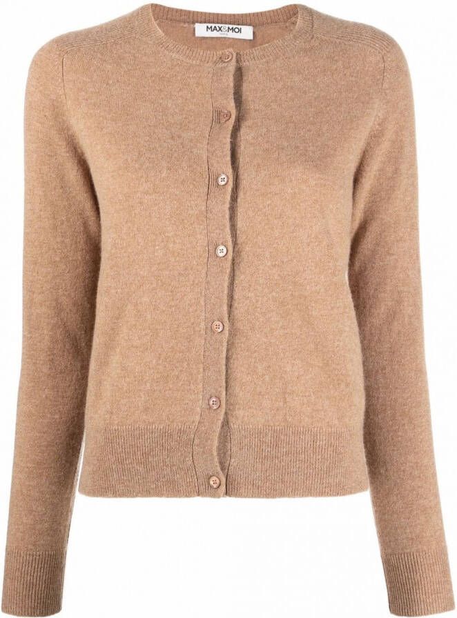 Max & Moi Kasjmier vest Bruin
