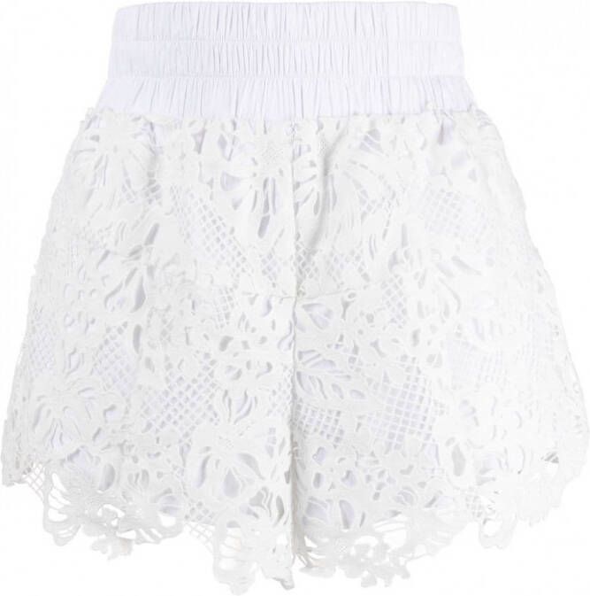 Max & Moi Shorts met kant Wit
