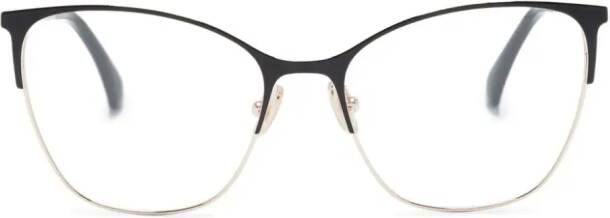 Max Mara Eyewear Bril met cat-eye montuur Goud