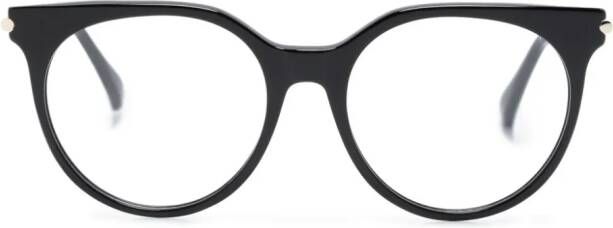 Max Mara Eyewear Bril met rond montuur Zwart